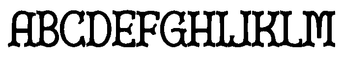Reduced Ornament Font UPPERCASE