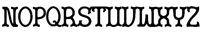 Reduced Ornament Font UPPERCASE