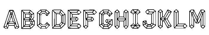 Reduv Regular Font UPPERCASE