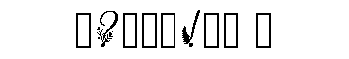 Reed Regular Font OTHER CHARS