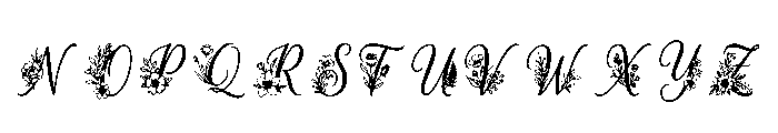 Reed Regular Font UPPERCASE
