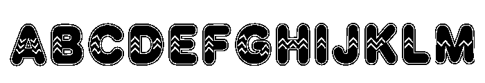 Reena Regular Font UPPERCASE
