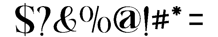 Refhiza Extra Bold Font OTHER CHARS