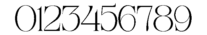 Refhiza Extra Light Font OTHER CHARS