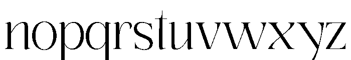Refhiza-ExtraLight Font LOWERCASE