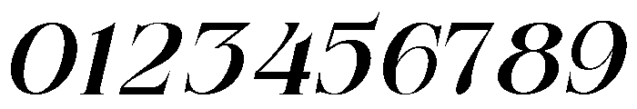 Refhiza Italic Black Font OTHER CHARS