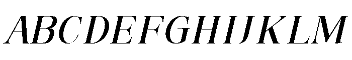 Refhiza Italic Bold Font UPPERCASE