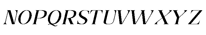 Refhiza Italic Bold Font UPPERCASE