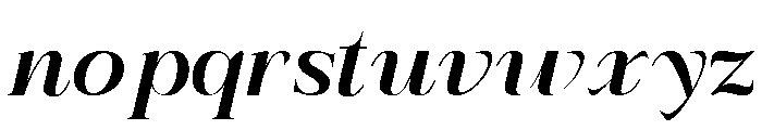 Refhiza Italic Extra Bold Font LOWERCASE