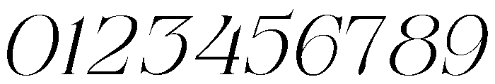Refhiza Italic Light Font OTHER CHARS