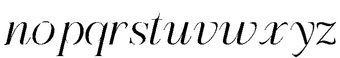Refhiza Italic Light Font LOWERCASE