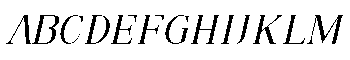 Refhiza Italic Medium Font UPPERCASE