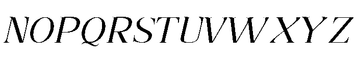 Refhiza Italic Medium Font UPPERCASE