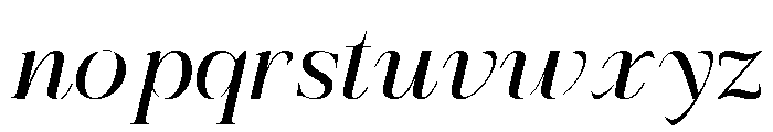 Refhiza Italic Medium Font LOWERCASE