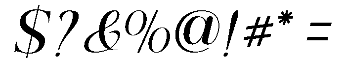 Refhiza Italic Semi Bold Font OTHER CHARS