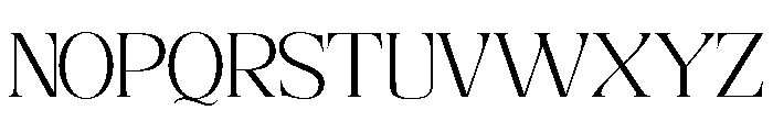 Refhiza-Light Font UPPERCASE