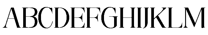 Refhiza-Medium Font UPPERCASE