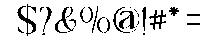 Refhiza-SemiBold Font OTHER CHARS