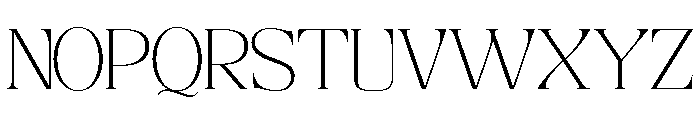 Refhiza-Thin Font UPPERCASE