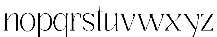 Refhiza-Thin Font LOWERCASE