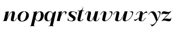 RefhizaItalic-Black Font LOWERCASE