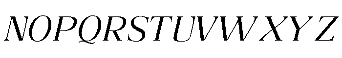 RefhizaItalic-Medium Font UPPERCASE