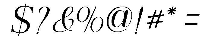 RefhizaItalic-Regular Font OTHER CHARS