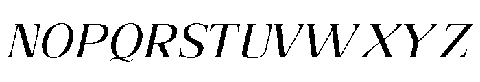 RefhizaItalic-SemiBold Font UPPERCASE