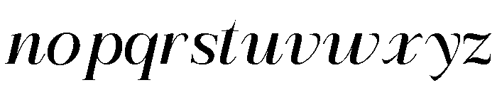 RefhizaItalic-SemiBold Font LOWERCASE