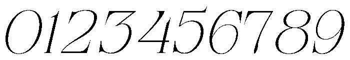 RefhizaItalic-Thin Font OTHER CHARS