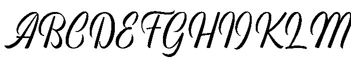 Refinsted Regular Font UPPERCASE