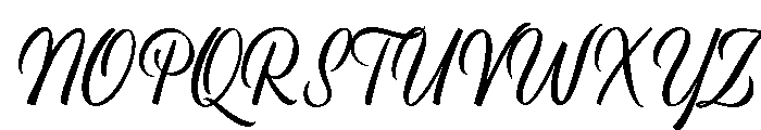 Refinsted Regular Font UPPERCASE