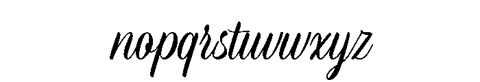 Refinsted Regular Font LOWERCASE