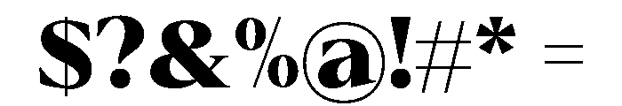 Refiost-Black Font OTHER CHARS