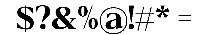 Refiost-Bold Font OTHER CHARS