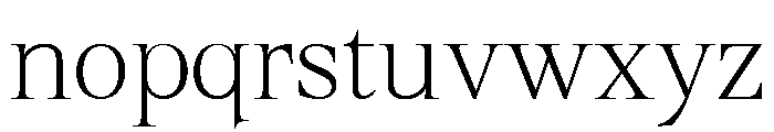 Refiost Extra Light Font LOWERCASE