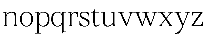 Refiost-ExtraLight Font LOWERCASE