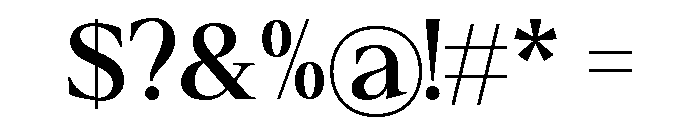 Refiost-Medium Font OTHER CHARS