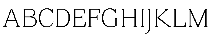 Refiost-Thin Font UPPERCASE