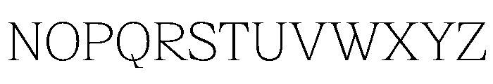 Refiost-Thin Font UPPERCASE