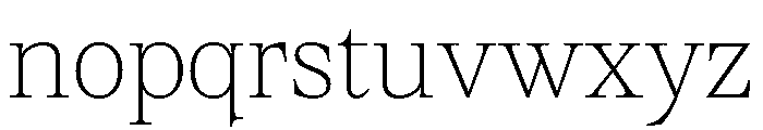 Refiost-Thin Font LOWERCASE