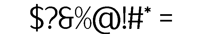 Refresh Outside Font OTHER CHARS