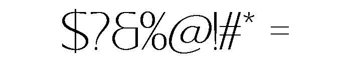 Refresh Thought Regular Font OTHER CHARS