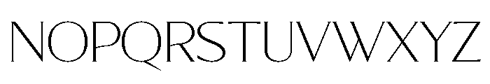 Refresh Thought Regular Font LOWERCASE