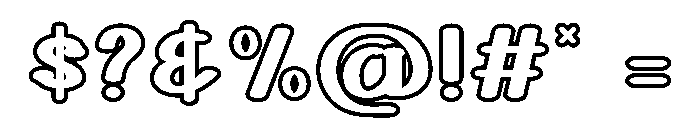 Rega Font OTHER CHARS