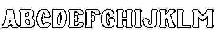 Rega Font UPPERCASE