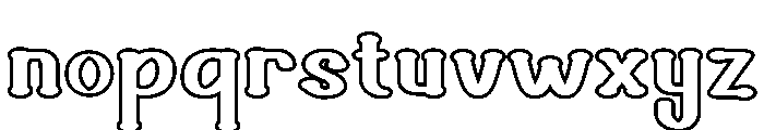 Rega Font LOWERCASE