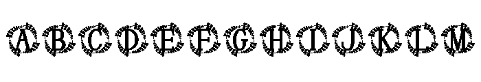 Regalia Monogram Font UPPERCASE