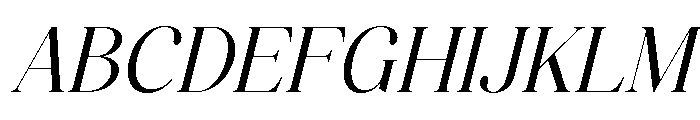 Regalian Italic Font UPPERCASE