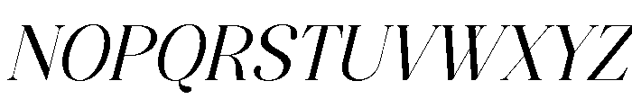 Regalian Italic Font UPPERCASE
